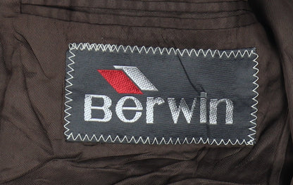 Mens UK Size 40 Berwin Regular Brown Suit Jacket