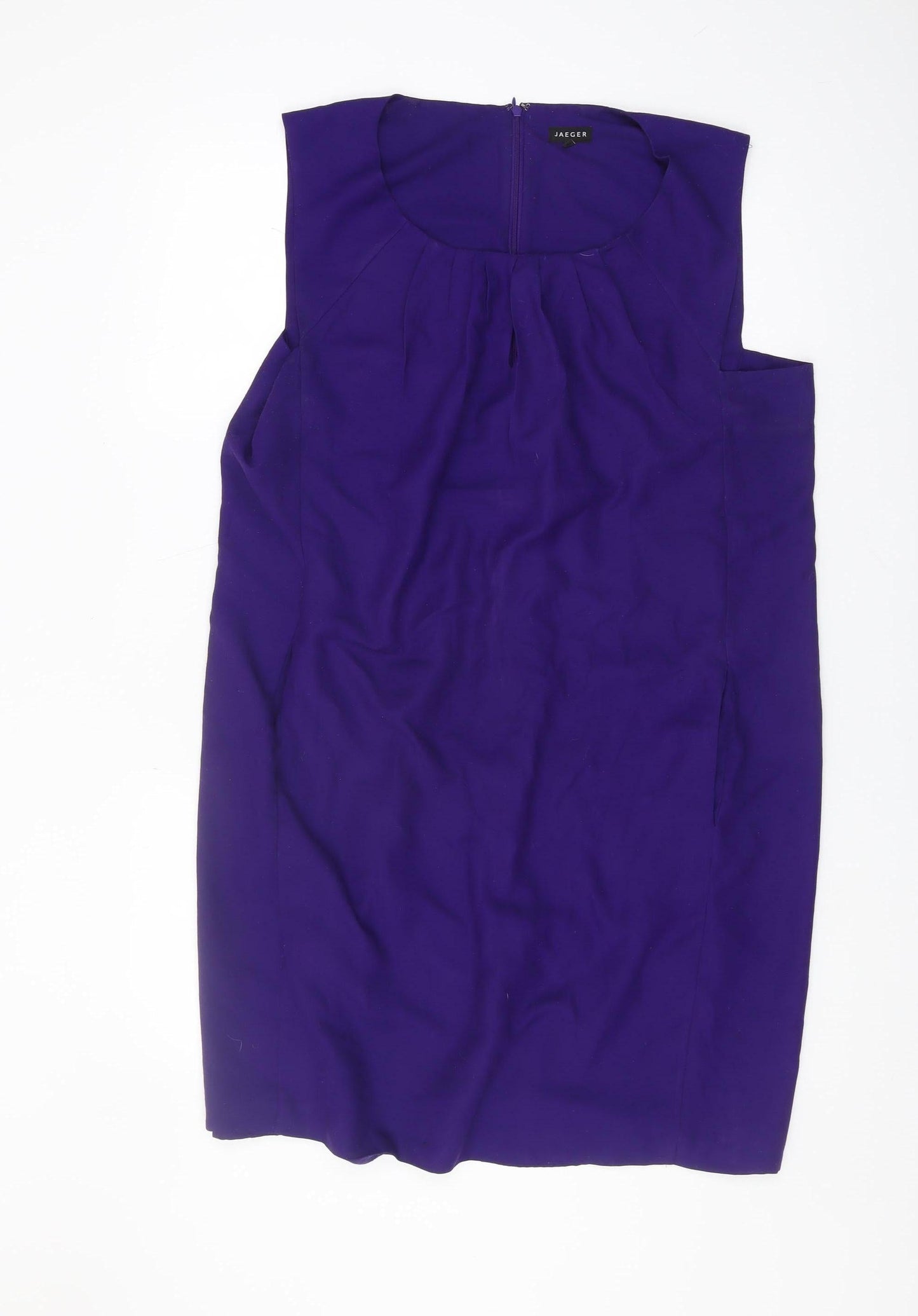 Jaeger Women's Purple Sleeveless Top UK 16