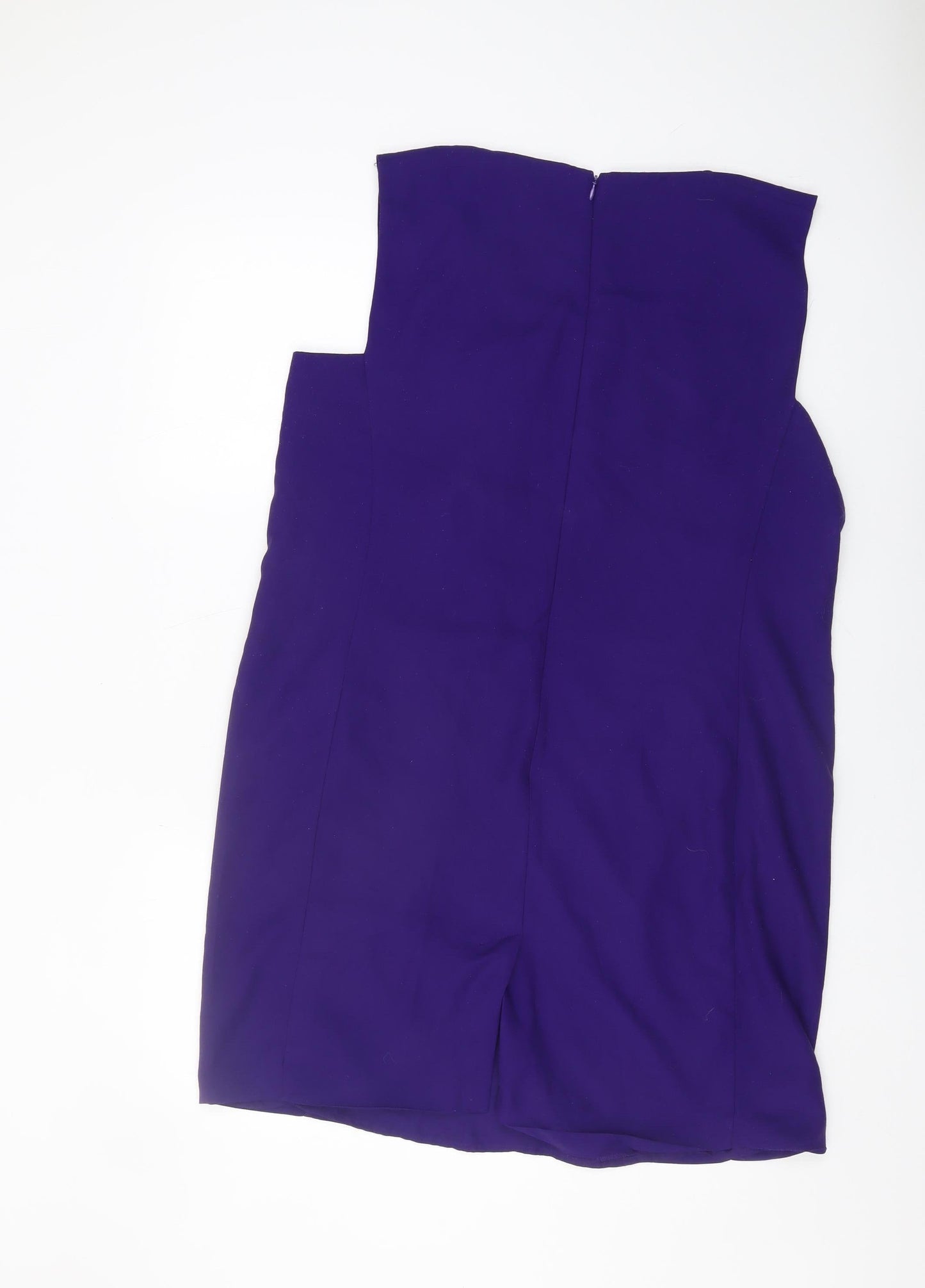 Jaeger Women's Purple Sleeveless Top UK 16