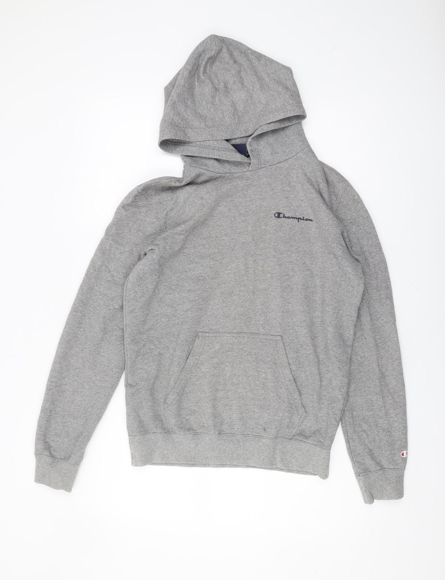 Mens UK Size S Champion Grey Pullover Hoodie