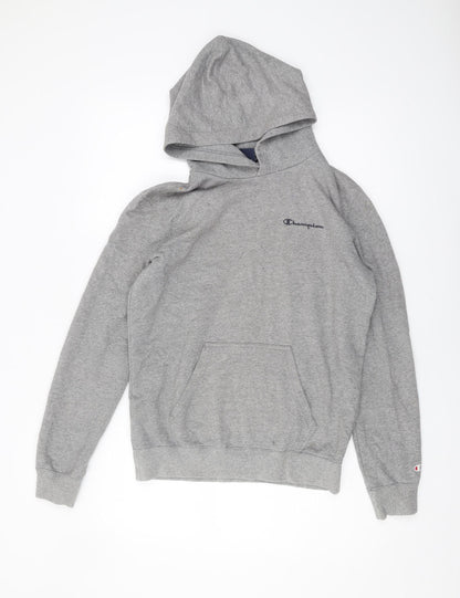 Mens UK Size S Champion Grey Pullover Hoodie