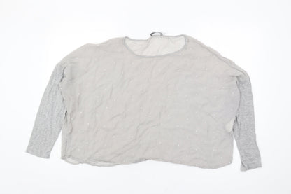 Womens UK Size 14 Mint Velvet Grey  Blouse