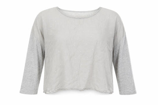 Womens UK Size 14 Mint Velvet Grey  Blouse