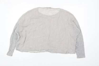 Womens UK Size 14 Mint Velvet Grey  Blouse