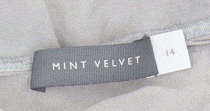 Womens UK Size 14 Mint Velvet Grey  Blouse