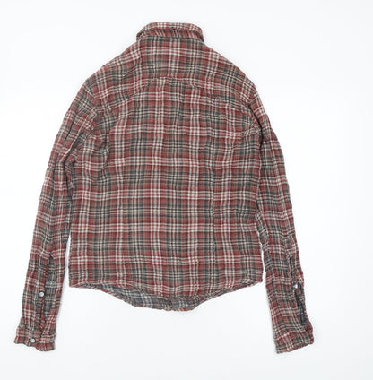 Pearly King Multicoloured Plaid Button-Up Shirt M