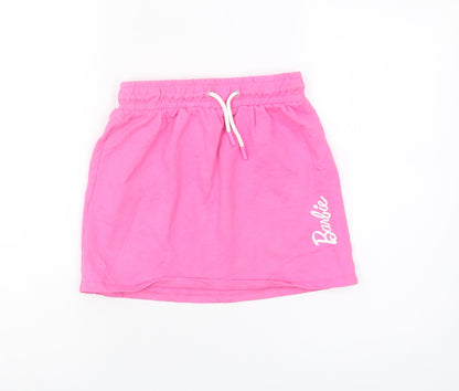 Barbie Girls Pink Skirt, 9-10 Years, Casual Logo Style