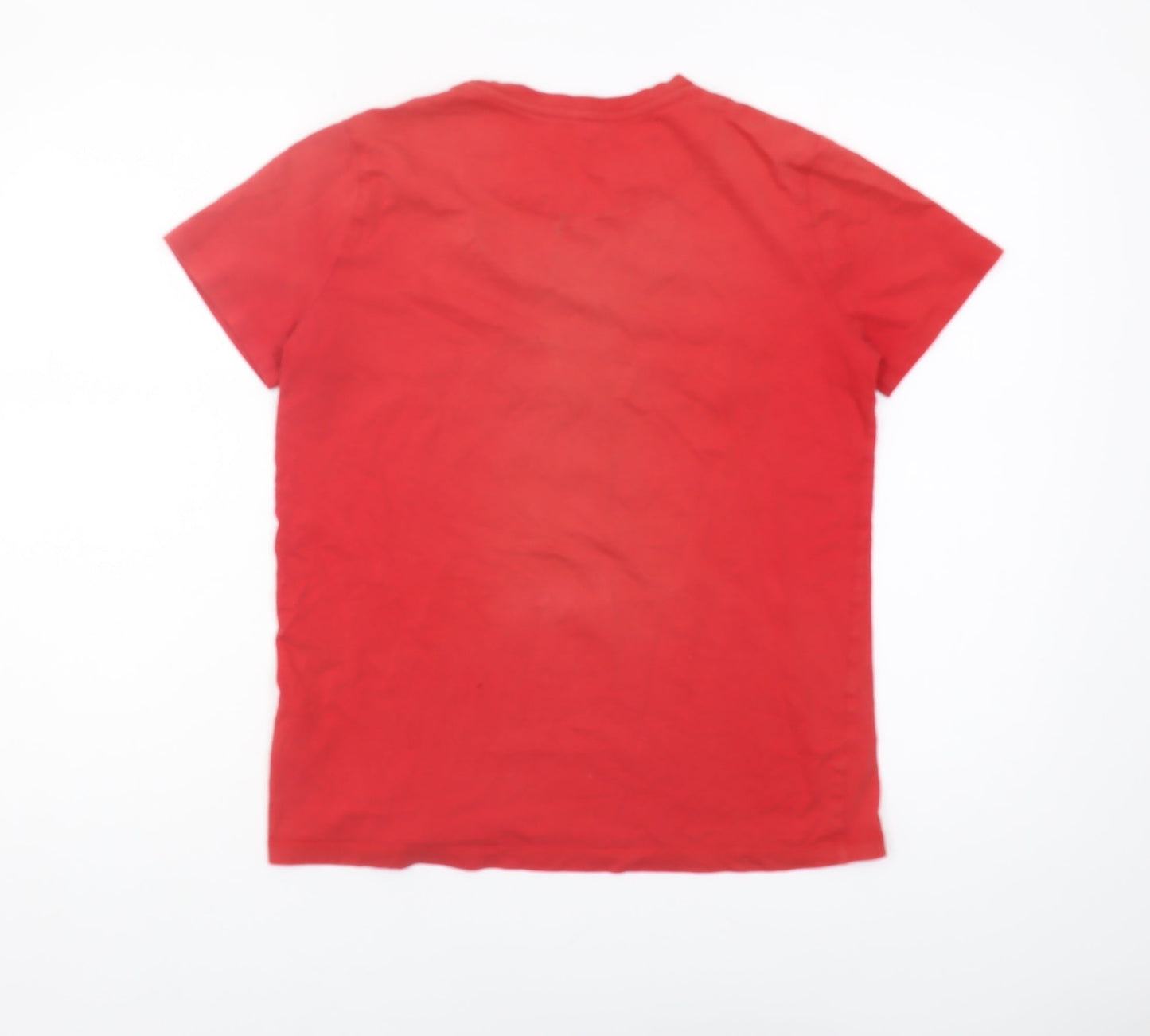 U.S. Polo Assn. Boys Red T-Shirt 12-13 Years Logo Casual