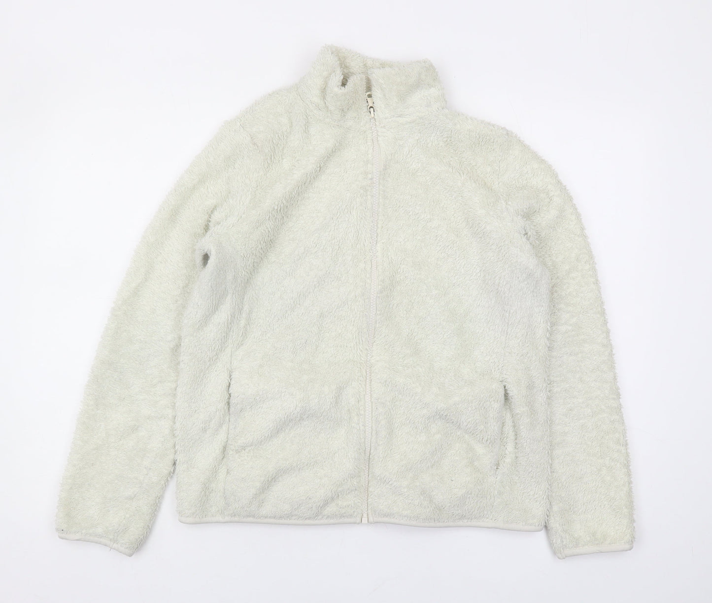 Womens UK Size 8 Uniqlo White Basic Jacket