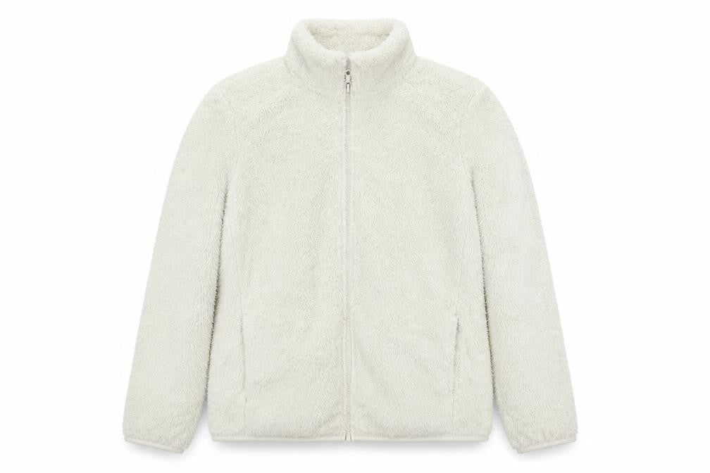 Womens UK Size 8 Uniqlo White Basic Jacket