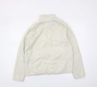 Womens UK Size 8 Uniqlo White Basic Jacket