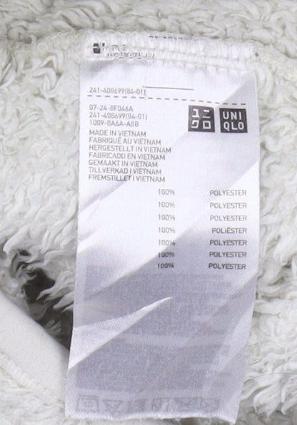 Womens UK Size 8 Uniqlo White Basic Jacket