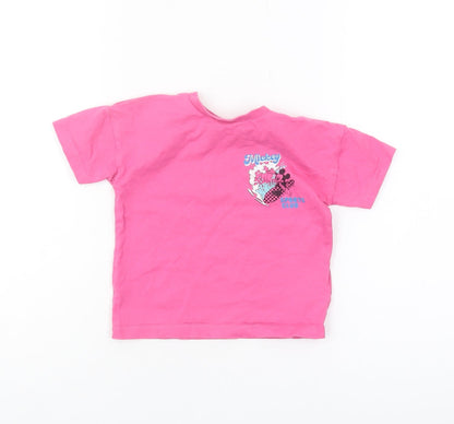 Disney Pink Mickey Mouse T-Shirt for Toddlers 12-18 Months