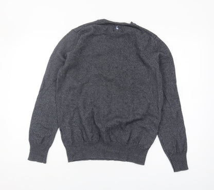 Tailorbyrd Men's Grey Pullover Jumper, Size M, Wool Blend