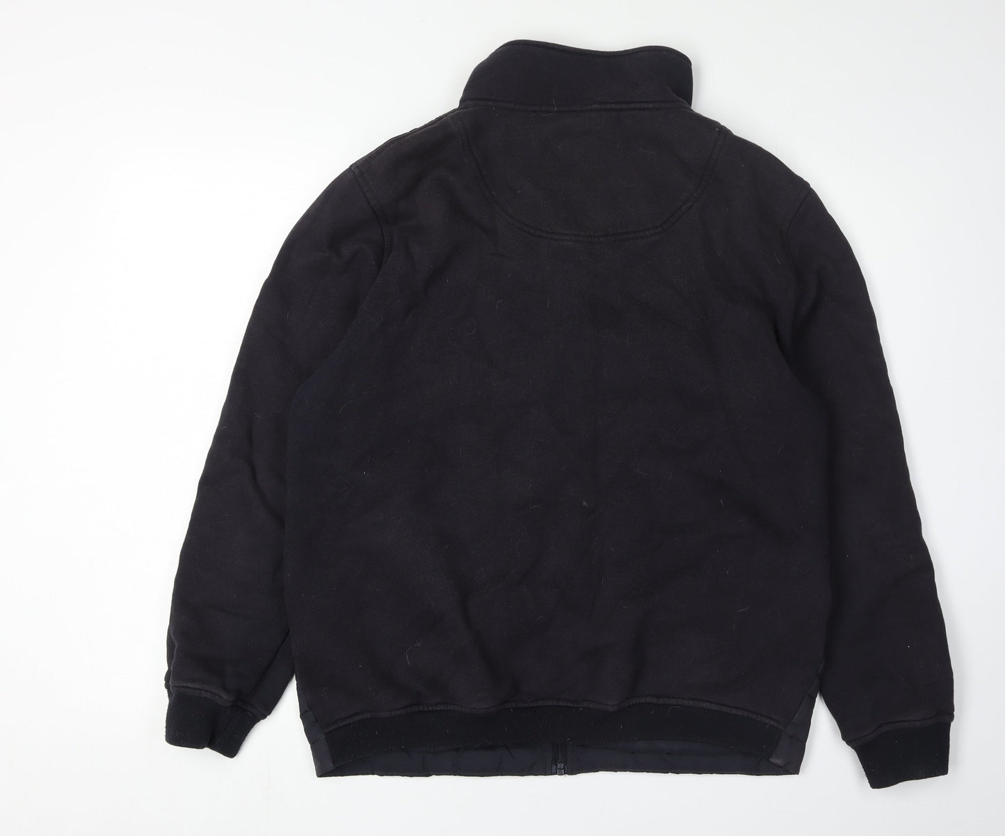 Mens UK Size M Raging Bull Black Puffer Jacket