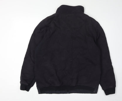 Mens UK Size M Raging Bull Black Puffer Jacket