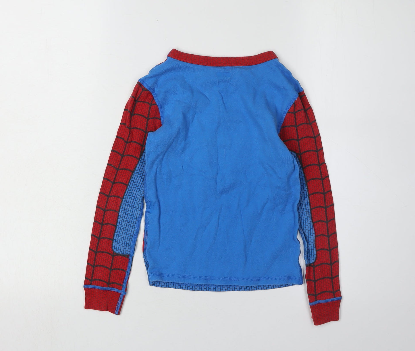 Marvel Boys Spider-Man Red Blue Long Sleeve T-Shirt 7 Years