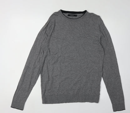 Jack & Jones Men's Grey Pullover Jumper S