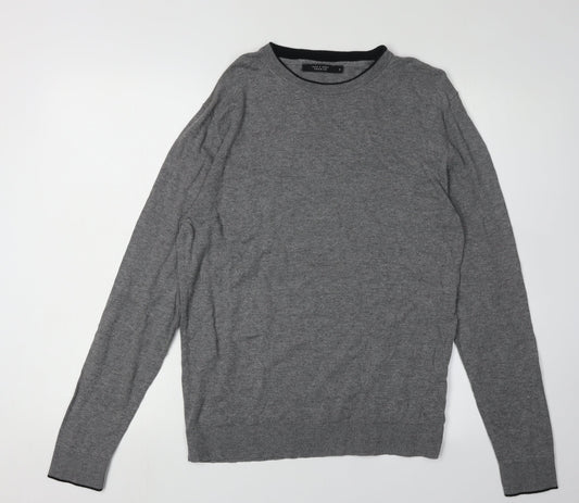 Jack & Jones Men's Grey Pullover Jumper S