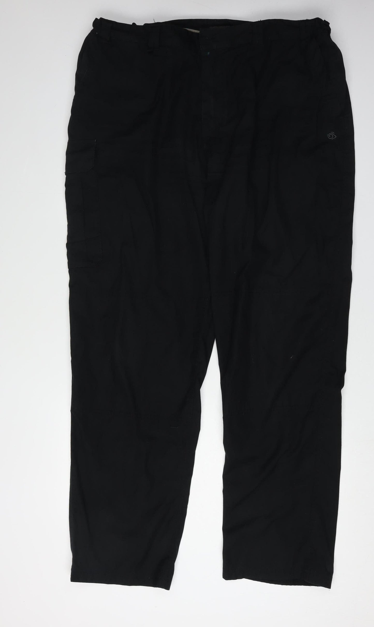 Craghoppers Black Track Pants L Unisex Relaxed Fit