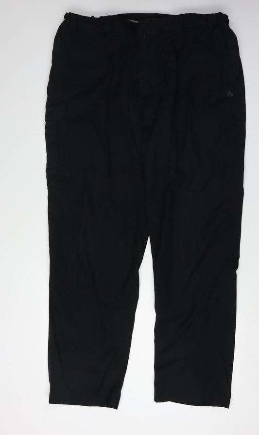 Craghoppers Black Track Pants L Unisex Relaxed Fit
