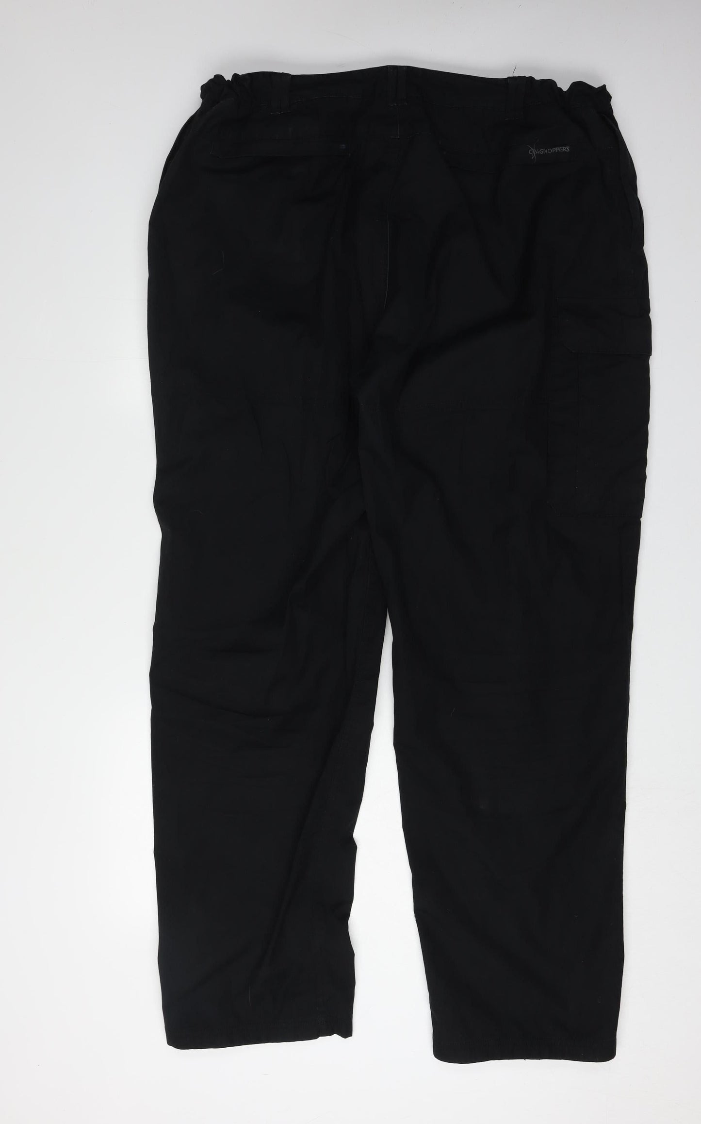 Craghoppers Black Track Pants L Unisex Relaxed Fit