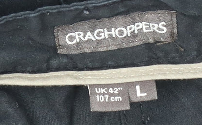 Craghoppers Black Track Pants L Unisex Relaxed Fit