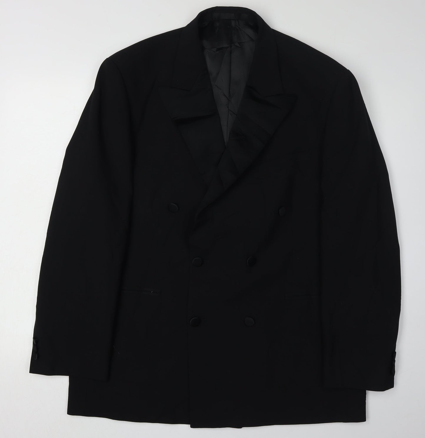 Mens UK Size 42 Marks and Spencer Regular Black Suit Jacket