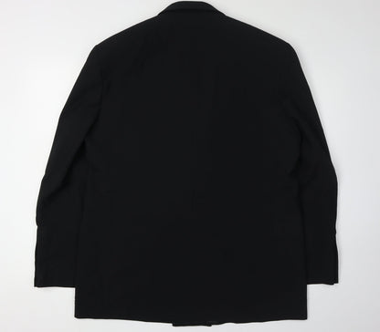 Mens UK Size 42 Marks and Spencer Regular Black Suit Jacket