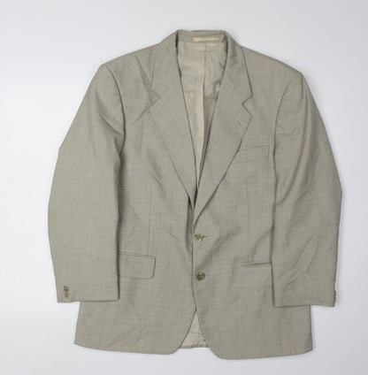 Mens UK Size 40 Gurteen Regular Beige Suit Jacket