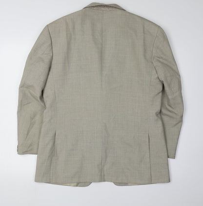 Mens UK Size 40 Gurteen Regular Beige Suit Jacket