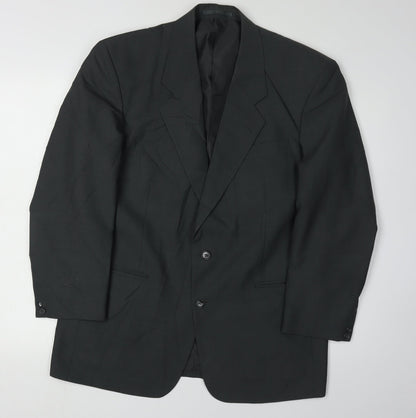 Mens UK Size 40 Gurteen Regular Black Suit Jacket