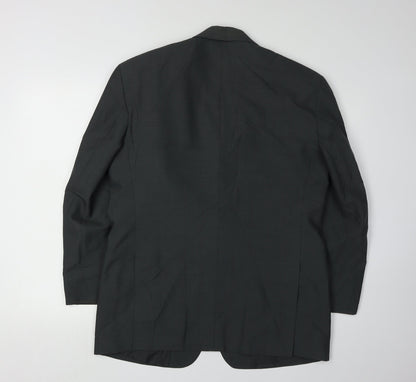 Mens UK Size 40 Gurteen Regular Black Suit Jacket