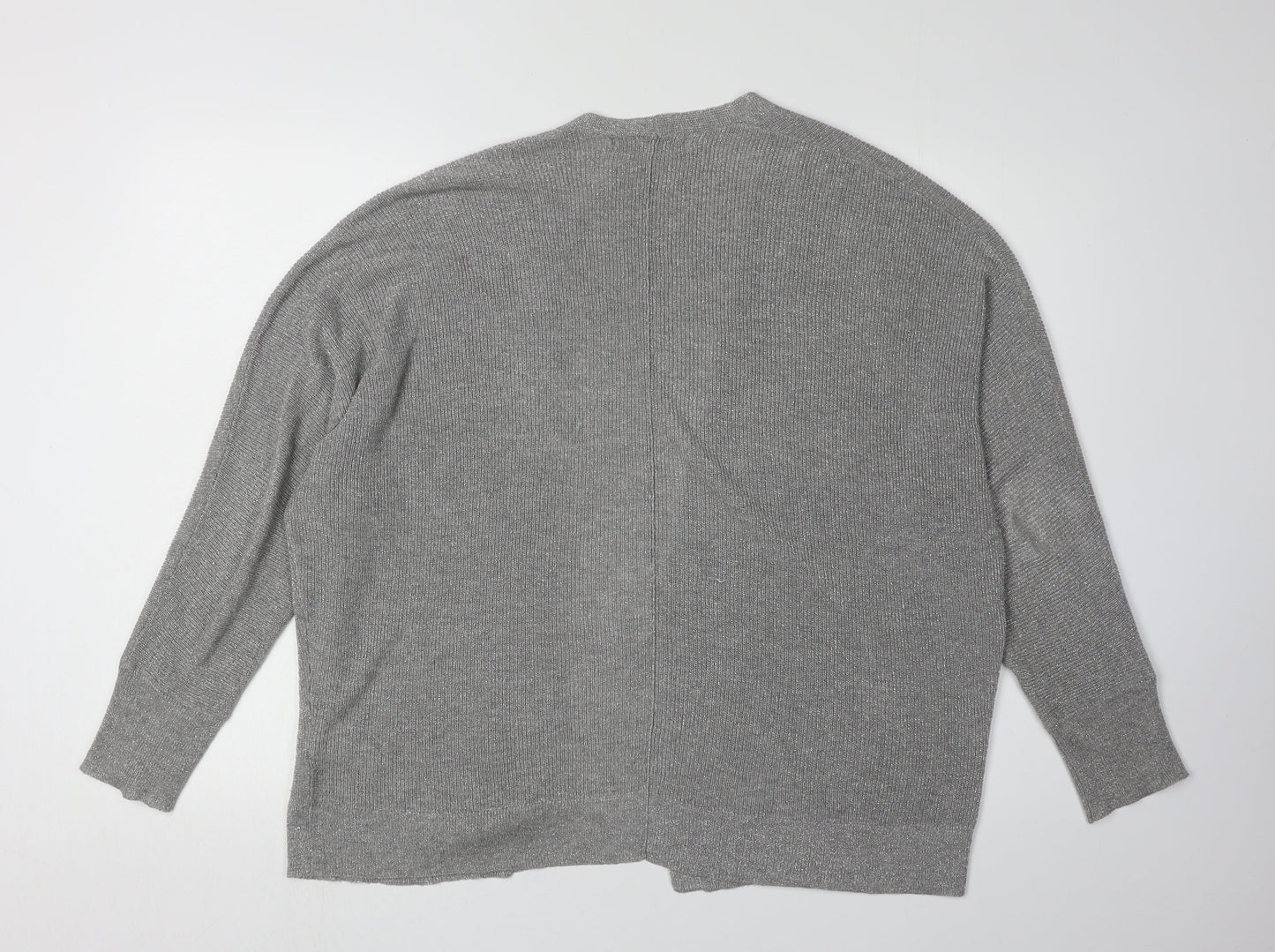 Womens UK Size 12 NEXT Grey Cardigan Jumper
