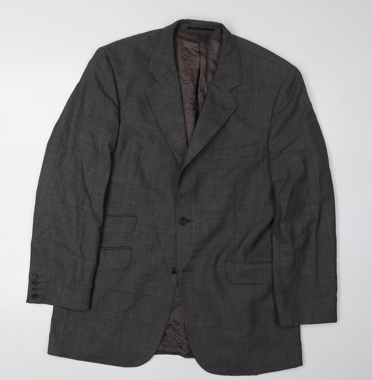 Mens UK Size 40 Jaeger Regular Grey Suit Jacket