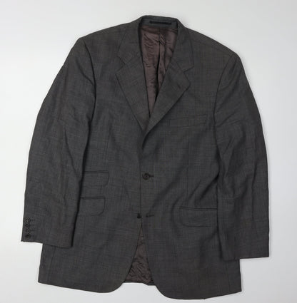 Mens UK Size 40 Jaeger Regular Grey Suit Jacket
