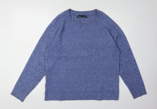 Womens UK Size 12 VERO MODA Blue Pullover Jumper