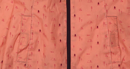 Decathlon Girls Orange Waterproof Rain Coat 5 Years