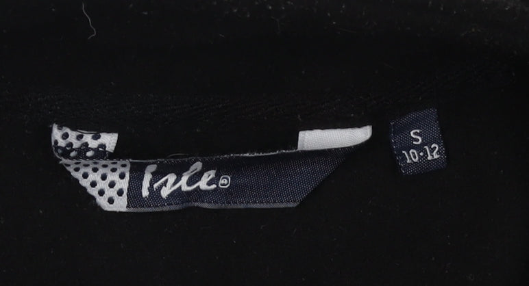 UK Size S Isle Black Basic Jacket