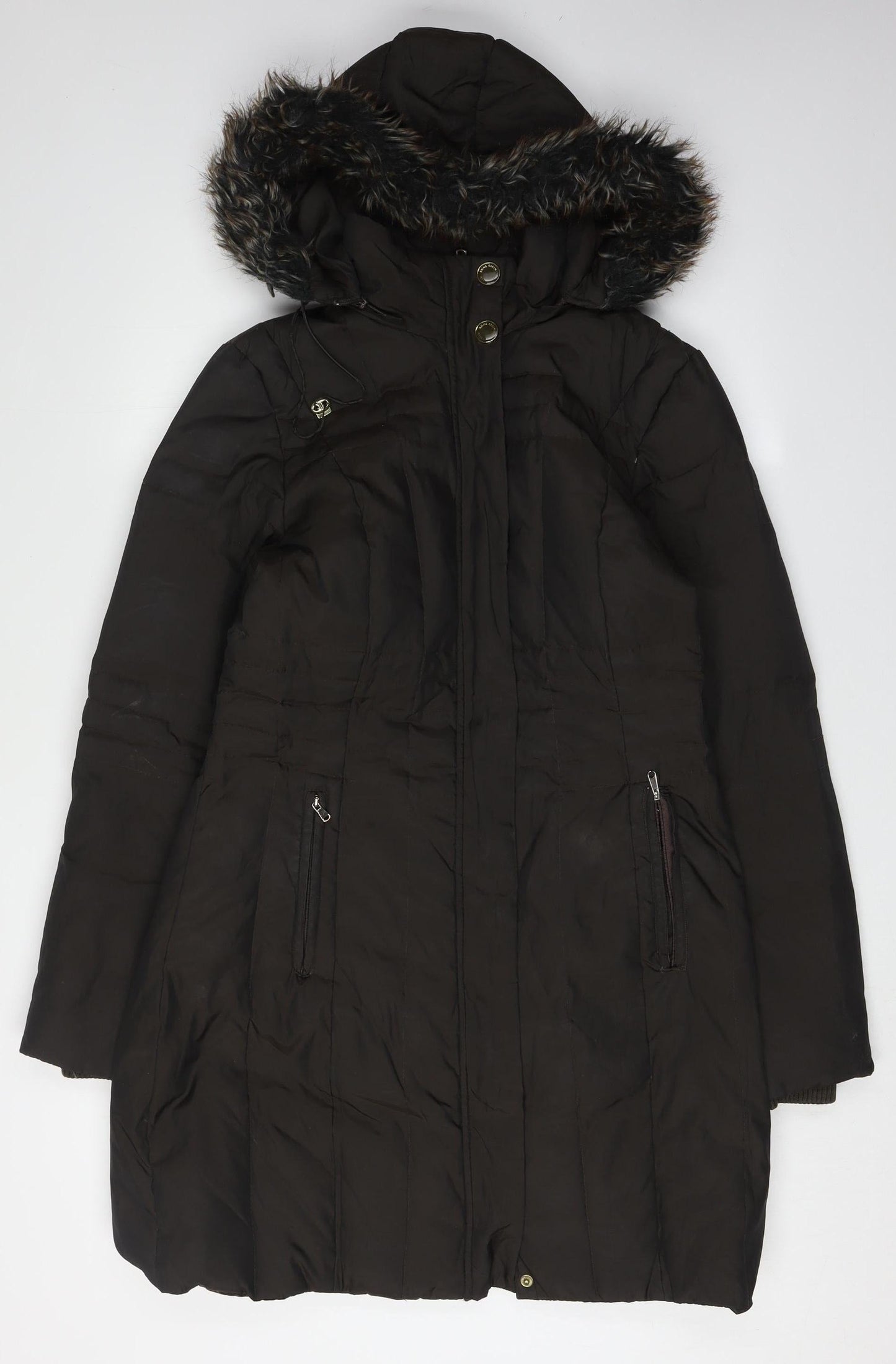 Womens UK Size S Anne Klein Black Puffer Jacket