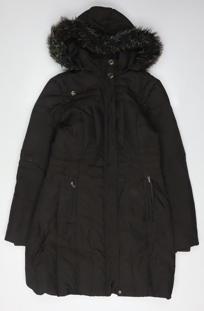 Womens UK Size S Anne Klein Black Puffer Jacket