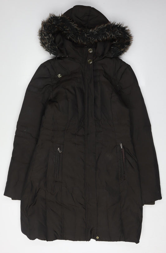 Anne Klein Women's Black Puffer Coat, Size S, Winter Style