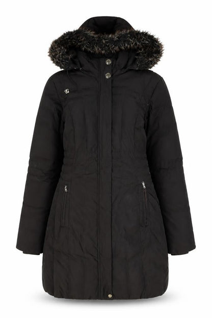 Womens UK Size S Anne Klein Black Puffer Jacket