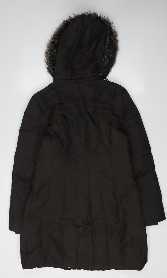 Anne Klein Women's Black Puffer Coat, Size S, Winter Style