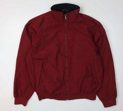 Mens UK Size 50 Wilhelm Red Basic Jacket