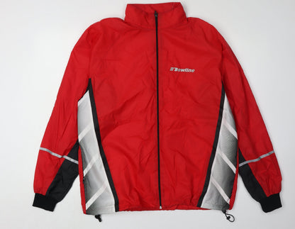Newline Men's Red Windbreaker Jacket L