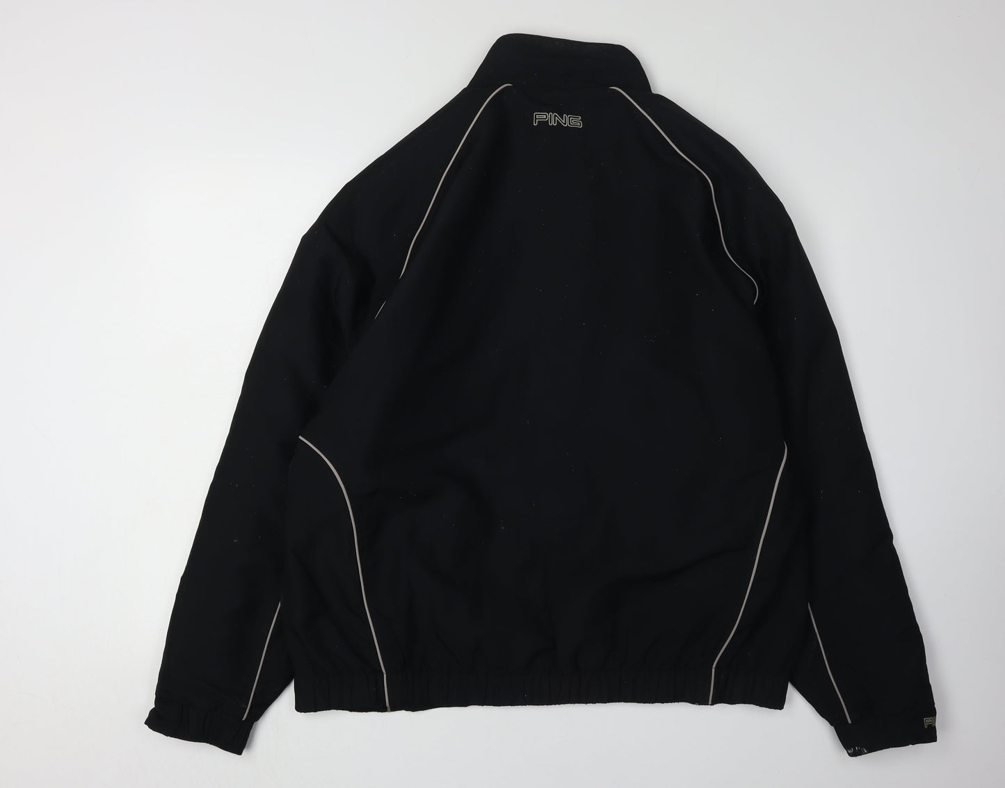Mens UK Size L Ping Black Basic Jacket