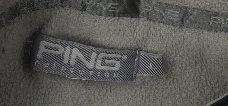 Mens UK Size L Ping Black Basic Jacket