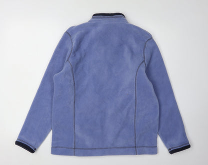Attraction Women's Blue Fleece Jacket - M Full Zip Casual