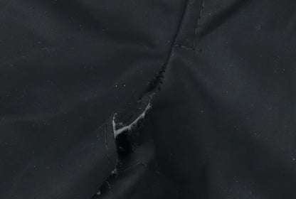 Zara Men's Black Parka Jacket S Hooded Casual